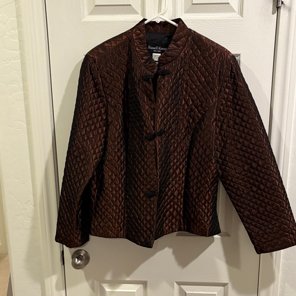 Russell Kemp Women's Dark Brown Quilted Puffer Jacket